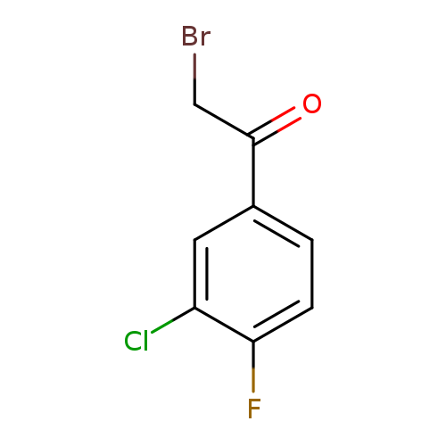 BrCC(=O)c1ccc(c(c1)Cl)F