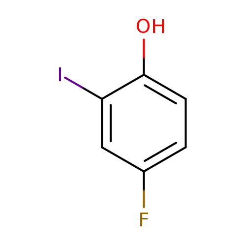 Fc1ccc(c(c1)I)O