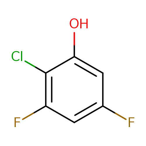 Fc1cc(O)c(c(c1)F)Cl