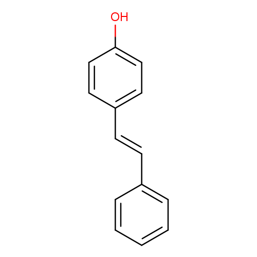 Oc1ccc(cc1)/C=C/c1ccccc1