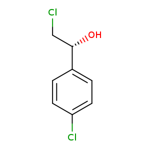 ClC[C@@H](c1ccc(cc1)Cl)O