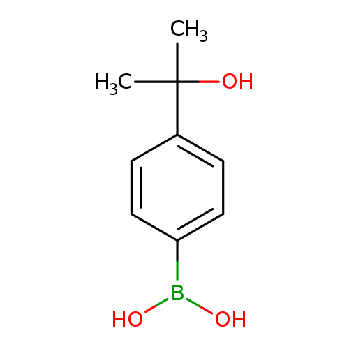 OB(c1ccc(cc1)C(O)(C)C)O