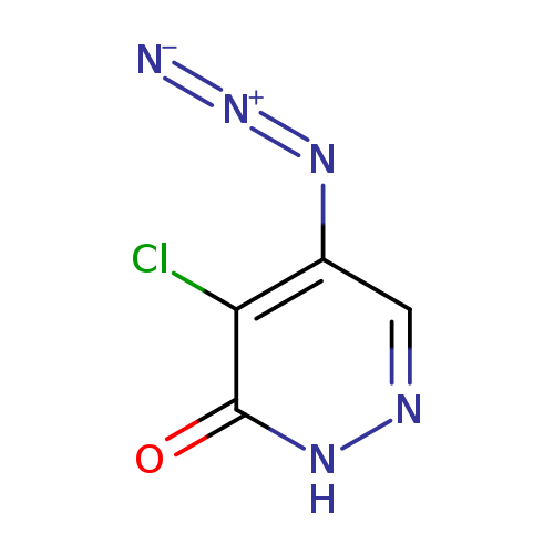 [N-]=[N+]=Nc1cn[nH]c(=O)c1Cl