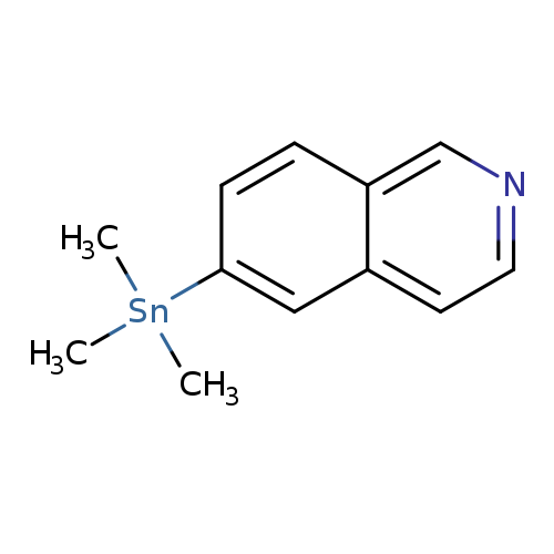 C[Sn](c1ccc2c(c1)ccnc2)(C)C