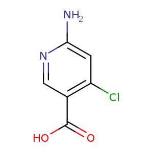 Nc1cc(Cl)c(cn1)C(=O)O