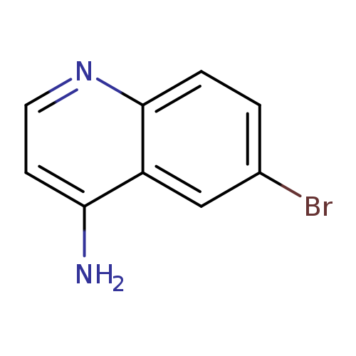 Brc1ccc2c(c1)c(N)ccn2