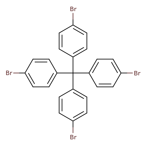 Brc1ccc(cc1)C(c1ccc(cc1)Br)(c1ccc(cc1)Br)c1ccc(cc1)Br