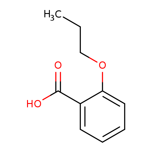 CCCOc1ccccc1C(=O)O