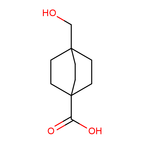 OCC12CCC(CC1)(CC2)C(=O)O