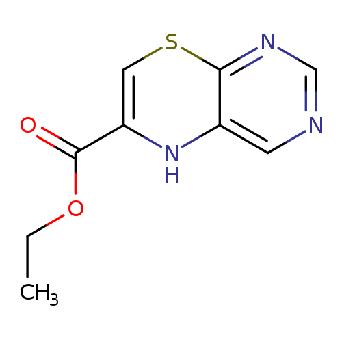 CCOC(=O)C1=CSc2c(N1)cncn2
