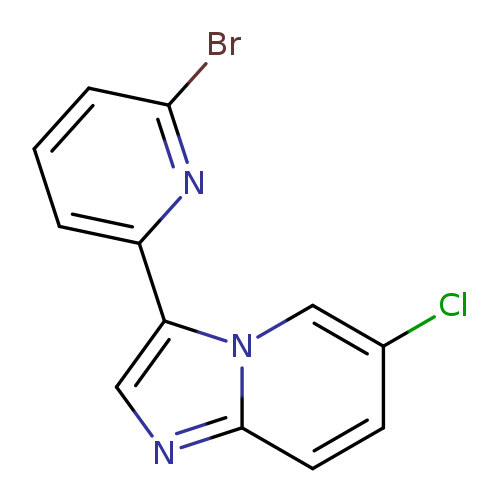 Brc1cccc(n1)c1cnc2n1cc(Cl)cc2
