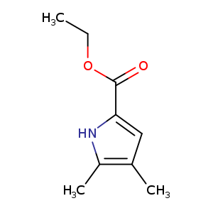 CCOC(=O)c1[nH]c(c(c1)C)C
