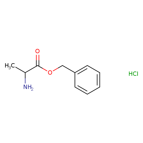 CC(C(=O)OCc1ccccc1)N.Cl