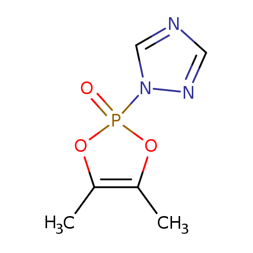 CC1=C(C)OP(=O)(O1)n1ncnc1