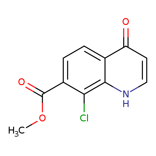 COC(=O)c1ccc2c(c1Cl)[nH]ccc2=O