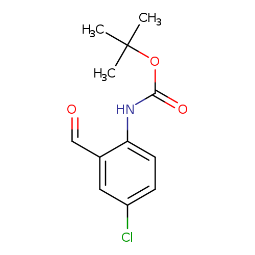 O=Cc1cc(Cl)ccc1NC(=O)OC(C)(C)C