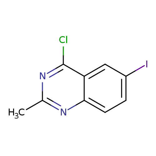 Ic1ccc2c(c1)c(Cl)nc(n2)C