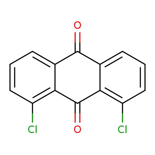 Clc1cccc2c1C(=O)c1c(C2=O)cccc1Cl