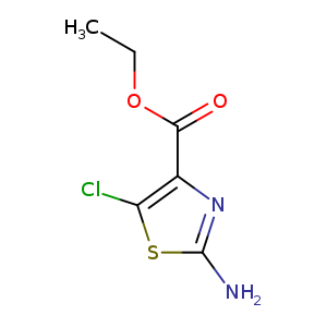 CCOC(=O)c1nc(sc1Cl)N