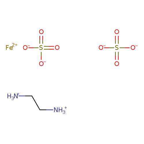 [O-]S(=O)(=O)[O-].[O-]S(=O)(=O)[O-].[NH3+]CC[NH3+].[Fe+2]