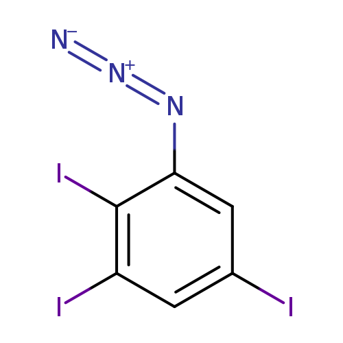 [N-]=[N+]=Nc1cc(I)cc(c1I)I