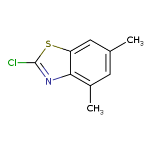 Cc1cc(C)c2c(c1)sc(n2)Cl