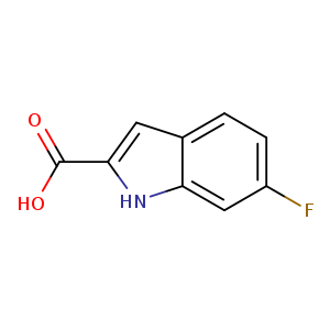 Fc1ccc2c(c1)[nH]c(c2)C(=O)O