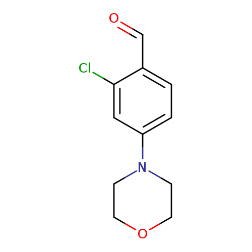 O=Cc1ccc(cc1Cl)N1CCOCC1
