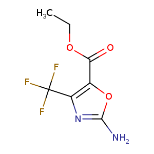 CCOC(=O)c1oc(nc1C(F)(F)F)N