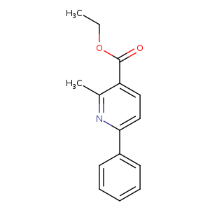 CCOC(=O)c1ccc(nc1C)c1ccccc1
