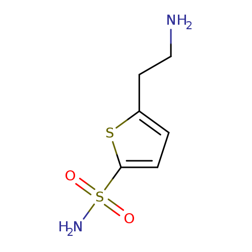NCCc1ccc(s1)S(=O)(=O)N