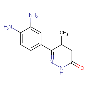 O=C1NN=C(C(C1)C)c1ccc(c(c1)N)N