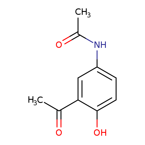 CC(=O)Nc1ccc(c(c1)C(=O)C)O