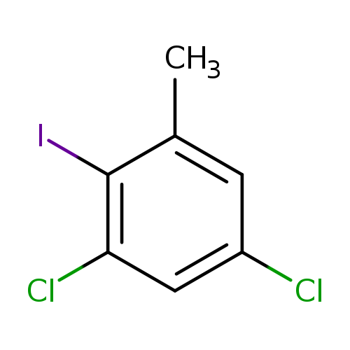 Clc1cc(C)c(c(c1)Cl)I