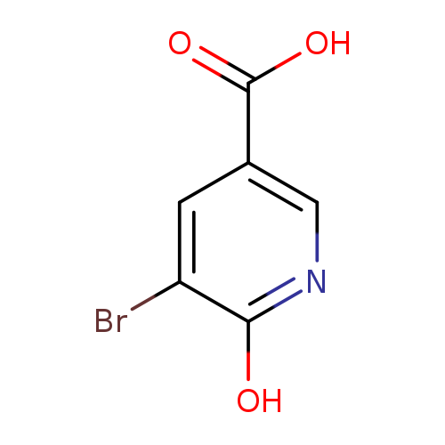 OC(=O)c1cnc(c(c1)Br)O