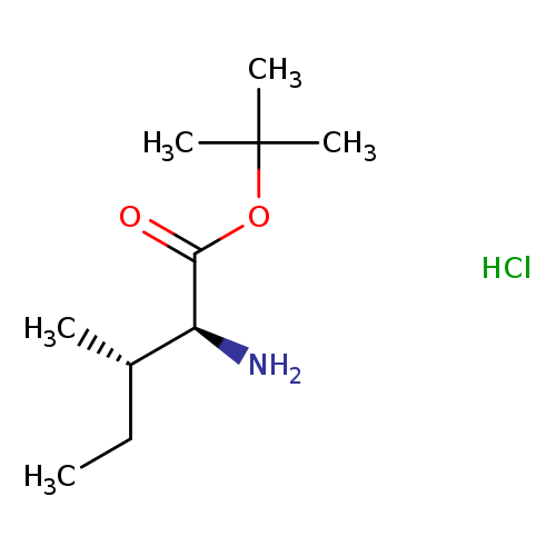 CC[C@@H]([C@@H](C(=O)OC(C)(C)C)N)C.Cl