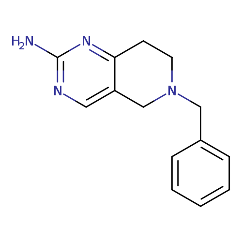 Nc1ncc2c(n1)CCN(C2)Cc1ccccc1