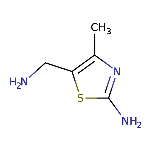 NCc1sc(nc1C)N