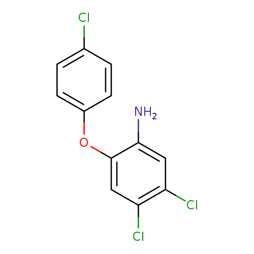 Clc1ccc(cc1)Oc1cc(Cl)c(cc1N)Cl