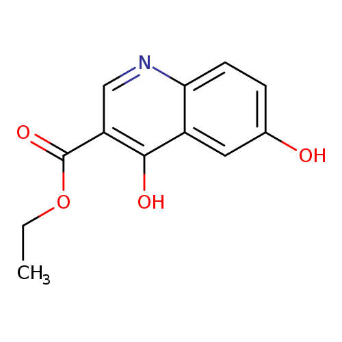 CCOC(=O)c1cnc2c(c1O)cc(cc2)O