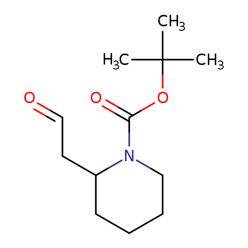 O=CCC1CCCCN1C(=O)OC(C)(C)C