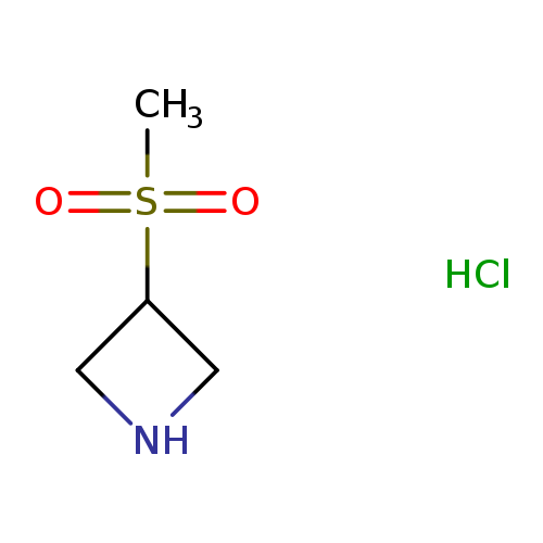 CS(=O)(=O)C1CNC1.Cl