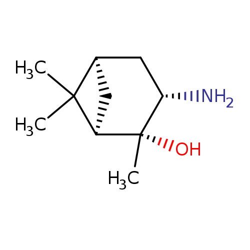 N[C@H]1C[C@H]2C[C@@H]([C@@]1(C)O)C2(C)C