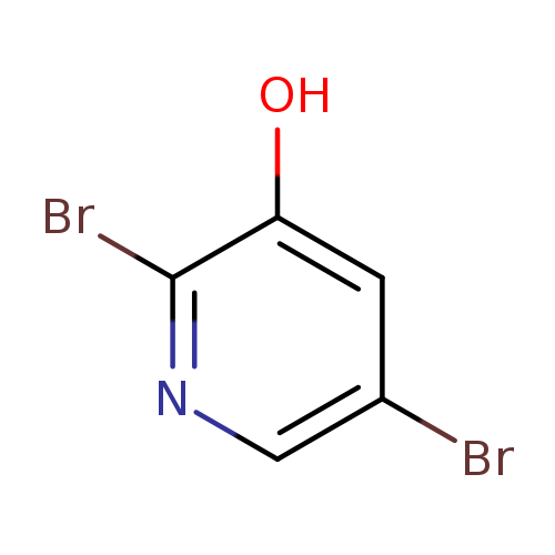 Brc1cnc(c(c1)O)Br