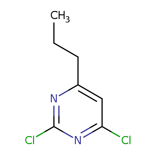 CCCc1cc(Cl)nc(n1)Cl