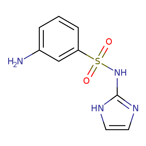 Nc1cccc(c1)S(=O)(=O)Nc1ncc[nH]1