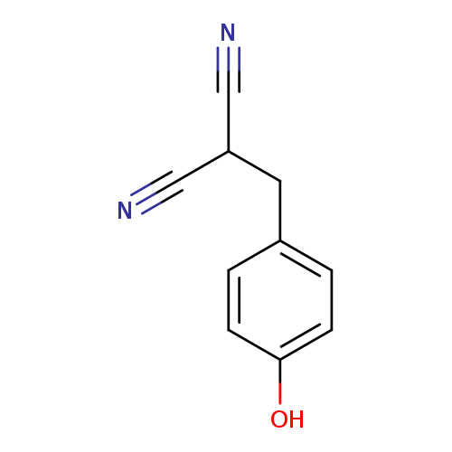 N#CC(Cc1ccc(cc1)O)C#N