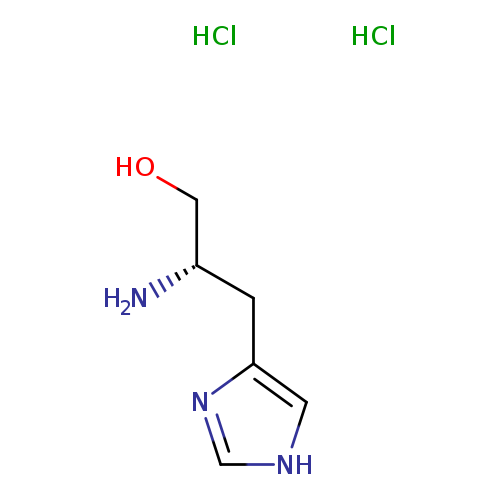 OC[C@H](Cc1nc[nH]c1)N.Cl.Cl