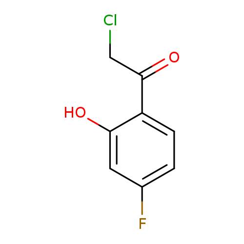 ClCC(=O)c1ccc(cc1O)F