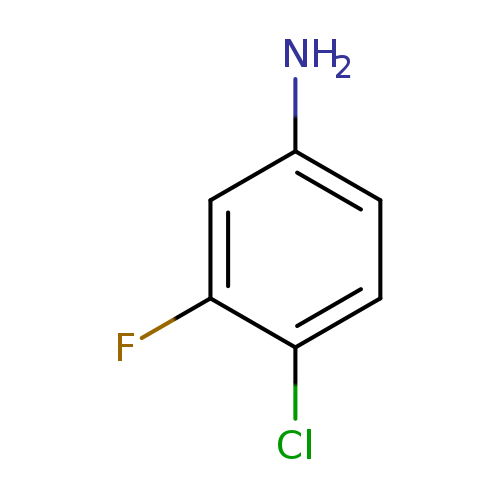 Nc1ccc(c(c1)F)Cl